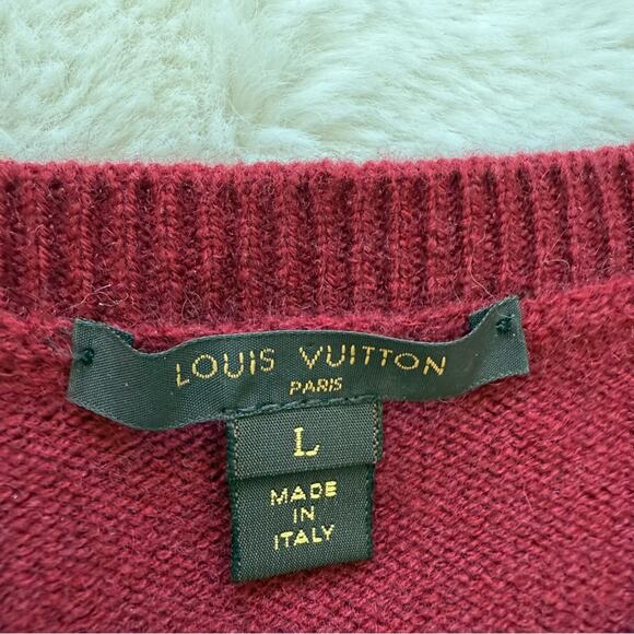 Louis Vuitton women cashmere sweater size L Authentic - Picture 5 of 9